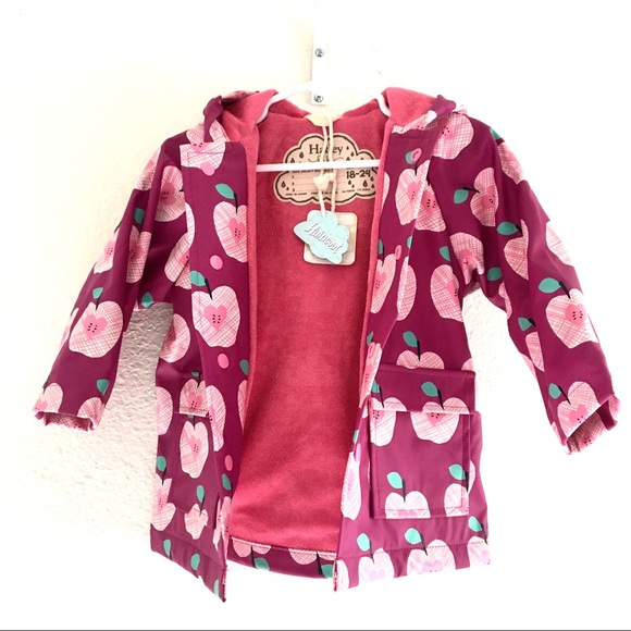 NWT Hatley kids apple orchard rain jacket - Picture 7 of 8